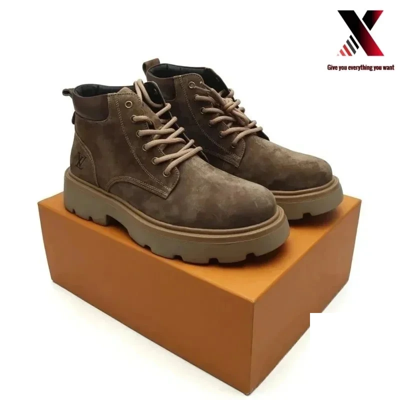 Louis Vuitton Tabi Brown Leather Boots